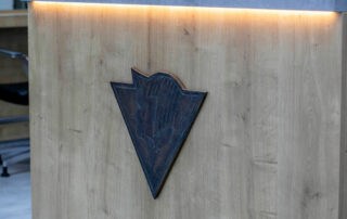 3 Die Barbiere, Oldenburg, Empfangstresen Die Barbiere, Oldenburg, Ladeneinrichtung