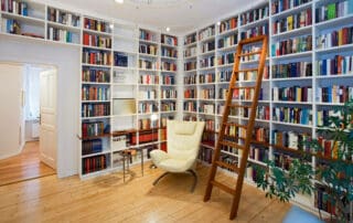 Einbauschrank, Bücherregal weiß Einbauschrank, Bücherregal weiß