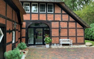 Grot dör schwarz, Fachwerkhaus, Altbau Grot dör schwarz, Fachwerkhaus, Altbau