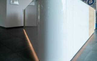 Tresenanlage, Semco Glasdesign GmbH & Co. KG, Bad Zwischenahn