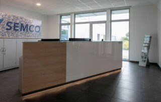 Tresenanlage, Semco Glasdesign GmbH & Co. KG, Bad Zwischenahn