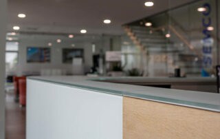 Tresenanlage, Semco Glasdesign GmbH & Co. KG, Bad Zwischenahn