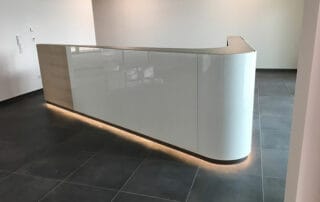 Tresenanlage, Semco Glasdesign GmbH & Co. KG, Bad Zwischenahn