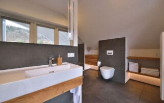 Waschtischunterschrank, Badunterschrank mit Eiche massiv Waschtischunterschrank, Badunterschrank mit Eiche massiv