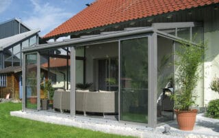 Wintergarten in Aluminium anthrazit
