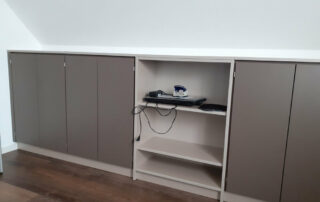 Einbauschrank Dekor grau Einbauschrank Dekor grau
