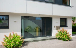 Haustür mit Festverglasung, Eingangstür anthrazit Haustür mit Festverglasung, Eingangstür anthrazit