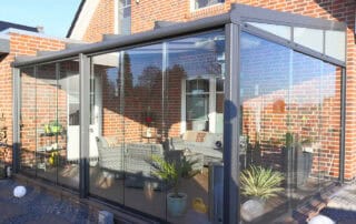 Sommergarten in Aluminium anthrazit