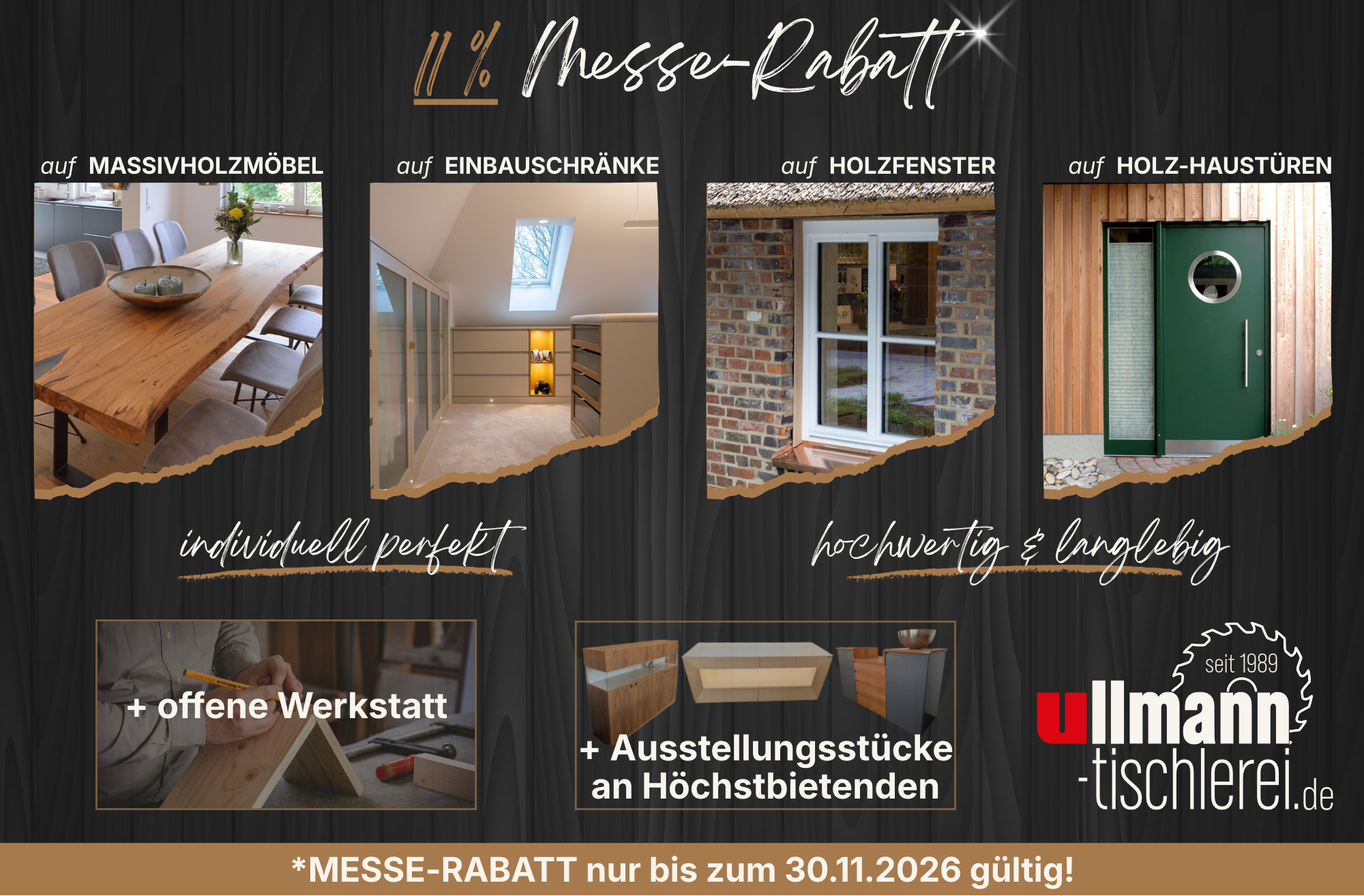Hausmesse 2026 ullmann tischlerei